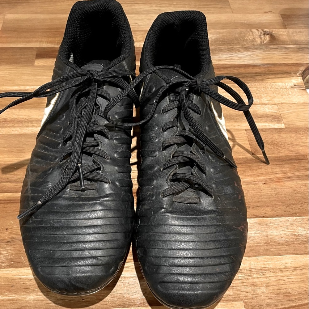 Nike Tiempo Legacy III FG Black & White  Kangaroo Leather cleats
